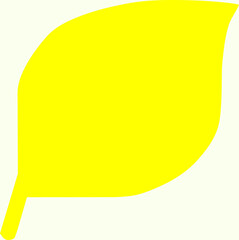 yellow speech bubble