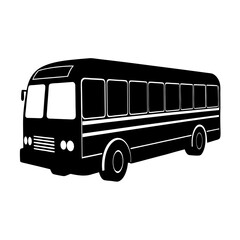 bus isolated on white background