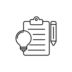 Icon a invention, isolated against a clean background.
