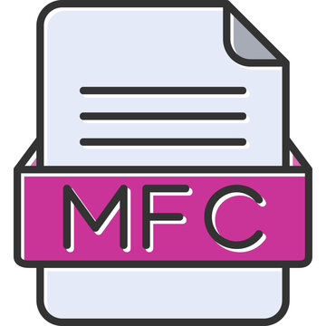 MFC File Format Vector Icon Design