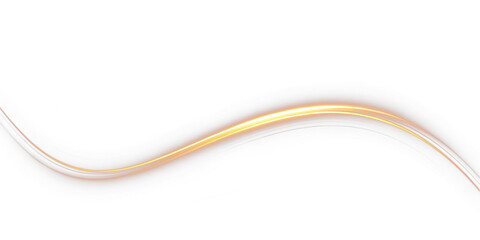 Glitter, light, line, twirl, golden. Elegant golden line effect with PNG spark. Use this transparent PNG Overlay to enrich your glowing abstract or futuristic compositions. © Александр Куспляк