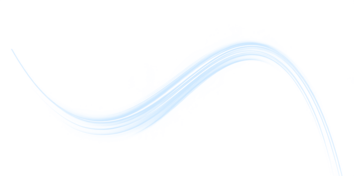 Blue, line, swirl, twirl, speed swirl in a transparent arc. This magical PNG Overlay adds blur and glow to designs. Perfect for modern visuals, this PNG light creates a futuristic, elegant trace. - Powered by Adobe