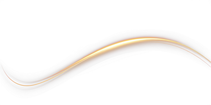 Glitter, light, line, twirl, golden. Elegant golden line effect with PNG spark. Use this transparent PNG Overlay to enrich your glowing abstract or futuristic compositions.