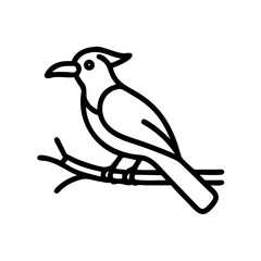A stylized, geometric illustration of a yellow bird or dove, with simple angular wings and beak, against a plain white background.
