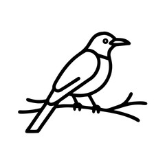 A stylized, geometric illustration of a yellow bird or dove, with simple angular wings and beak, against a plain white background.
