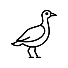 A stylized, geometric illustration of a yellow bird or dove, with simple angular wings and beak, against a plain white background.
