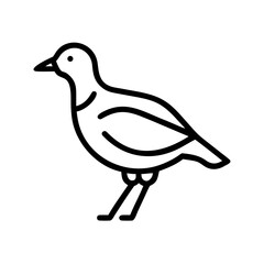 A stylized, geometric illustration of a yellow bird or dove, with simple angular wings and beak, against a plain white background.
