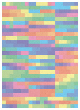 Colorful abstract pixelated pattern illustration background