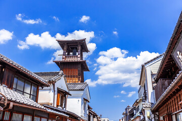 The Toki no Kane is a time bell tower that signals the time and is a symbol of Kawagoe, Saitama ,Japan