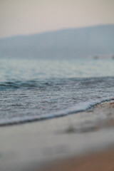waves on the beach