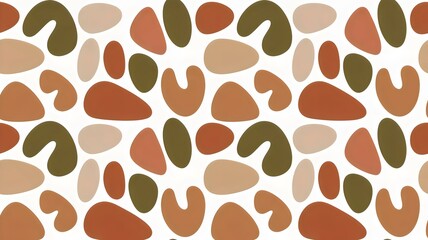Modern abstract pattern design with earthy tones for a trendy and versatile background texture