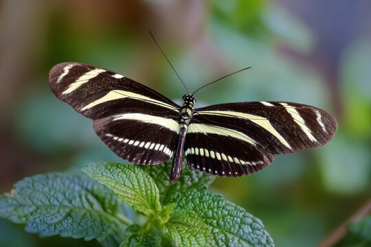 Zebra Longwing Butterfly at the Smithsonian Butterfly Pavilion in Washington D C