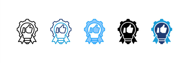 Best Practice icon set multiple style collection