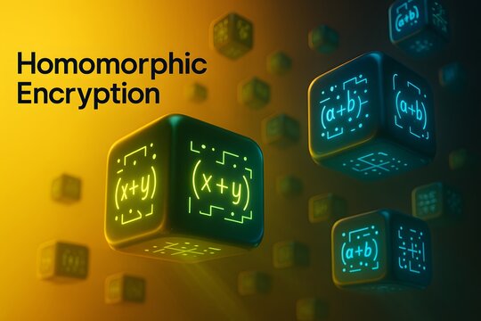 Homomorphic Encryption Visualized for Secure Data Processing and Privacy-Preserving Computing