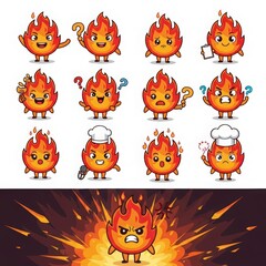 Fire Cartoon Characters.497Z