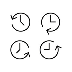 history icon set vector design concept idea