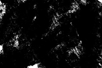 Ink Pattern with Decorative on Black Background