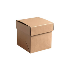 Kraft Cardboard Box Packaging Sturdy Square Container for Gifts or Products