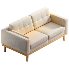 sofa isolated on white