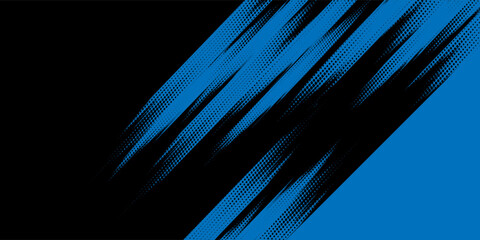 Background, contrast blue and black color abstract template for business design. Technology style. You can use it for advertising, sports posters,