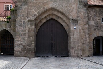 Closed Wörnitzer Gate in Dinkelsbuhl