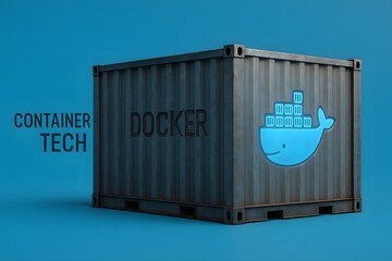 3D Docker Container Art for Modern Application Development