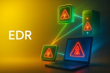 3D Endpoint Detection and Response Display for Cybersecurity Solutions