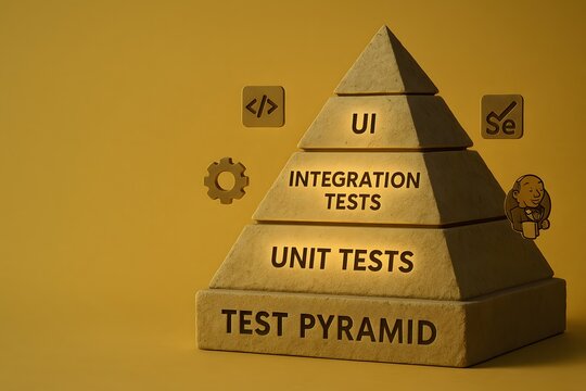 Automated Testing Pyramid for Efficient Software Quality Assurance