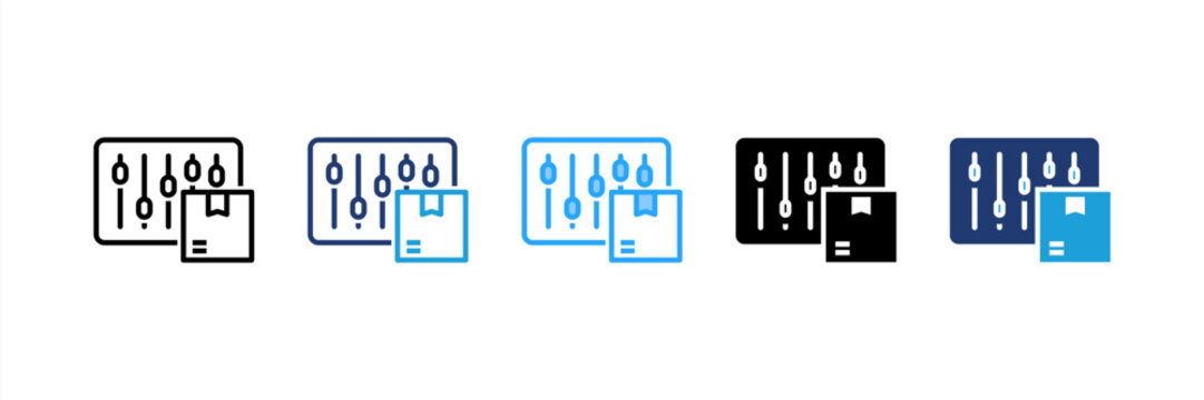 Customization icon set multiple style collection