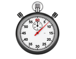 Classic Stopwatch Isolated on White Background