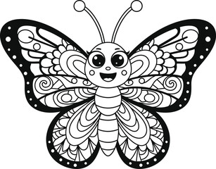 Beautiful Butterfly Coloring Pages Printable Butterfly Designs for Kids & Adults