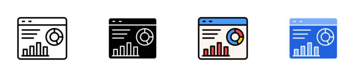 Power Dashboard  Icon Set Multiple Style Collection