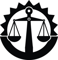 ruler scale silhouette logo icon vector art