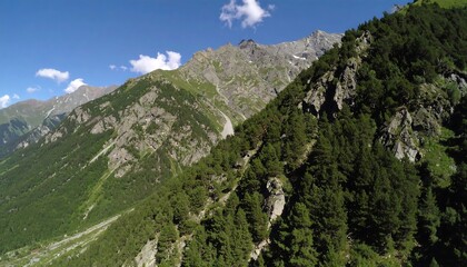 Obraz premium Mountain range landscape