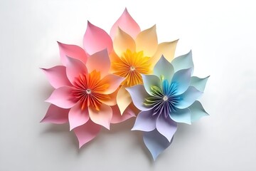 Fototapeta premium pink and white lotus