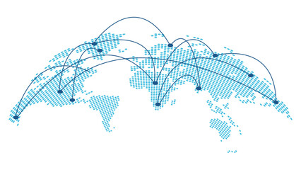 Global Coordinate Dot Matrix: Dashed-Line Map Projection for Data Visualization and Location System Designs