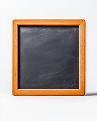 Fototapeta premium Empty wooden framed chalkboard for blank writing and drawing space