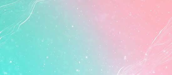 Pastel sky with flowing lines; digital art background