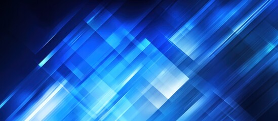 Obraz premium Abstract diagonal lines blue geometric background