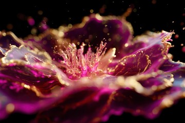 close up of a flower