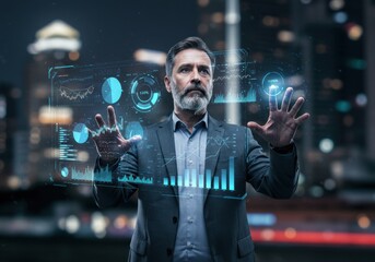 Futuristic Executive: Data Analysis in Augmented Reality