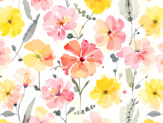 Flower colorful watercolour background