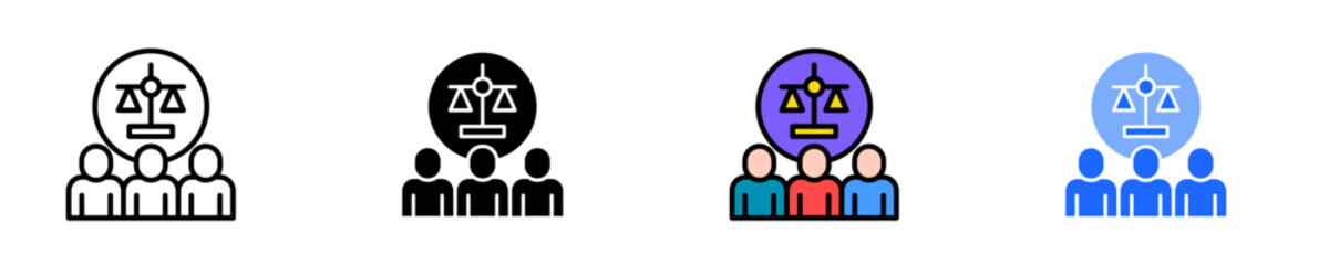 Integrity  Icon Set Multiple Style Collection