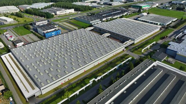 Exploring modern logistics at a bustling industrial storage hub