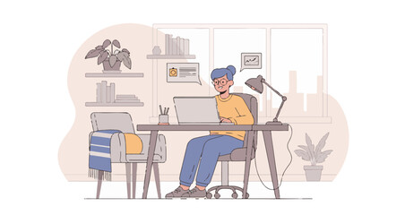 Modern Home Office Productivity and Remote Work