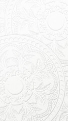 White ornamental flourish phone wallpaper