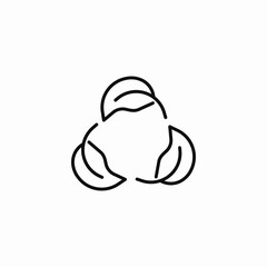 eco friendly leaves  icon sign vector