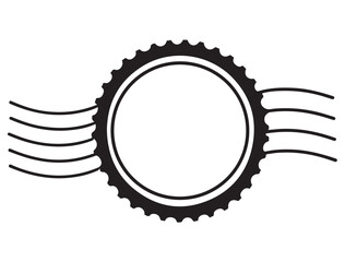  POSTAL STAMP SILHOUETTE