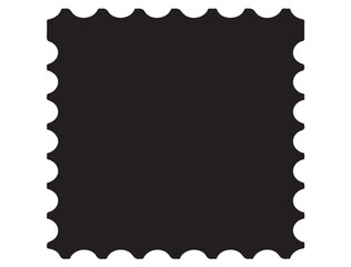  POSTAL STAMP SILHOUETTE