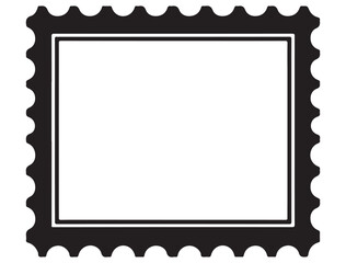  POSTAL STAMP SILHOUETTE